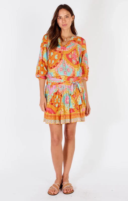 Ariba Mini Dress - Gold