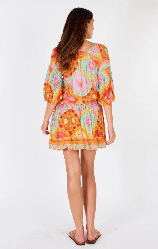 Ariba Mini Dress - Gold - Image 2
