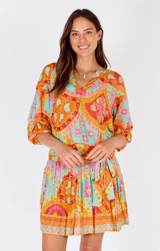 Ariba Mini Dress - Gold - Image 3