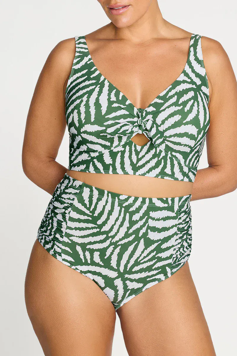 Artesands Alabastron Botticelli High Waist Swim Pant - Olive - Image 4