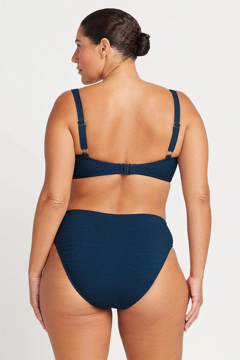 Artesands Aria Monet Curve Fit Mid Rise Swim Pant - Navy - Image 3