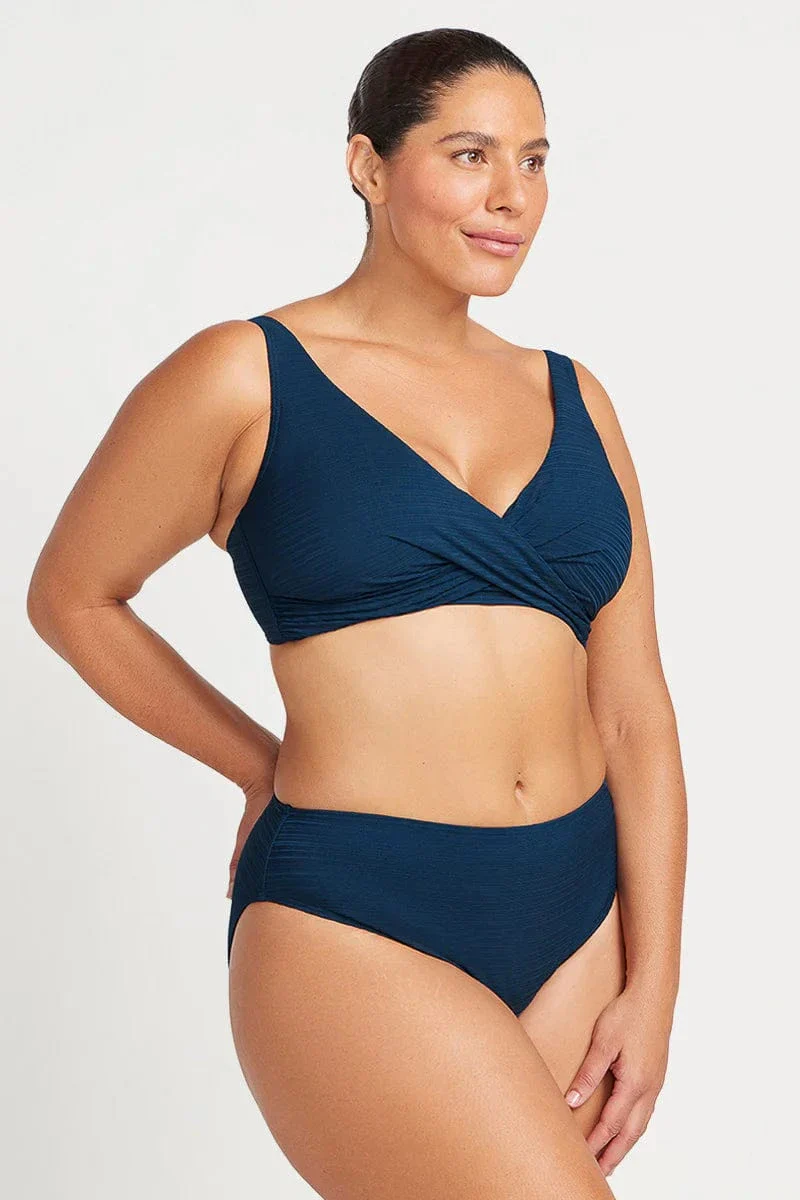 Artesands Aria Monet Curve Fit Mid Rise Swim Pant - Navy - Image 4