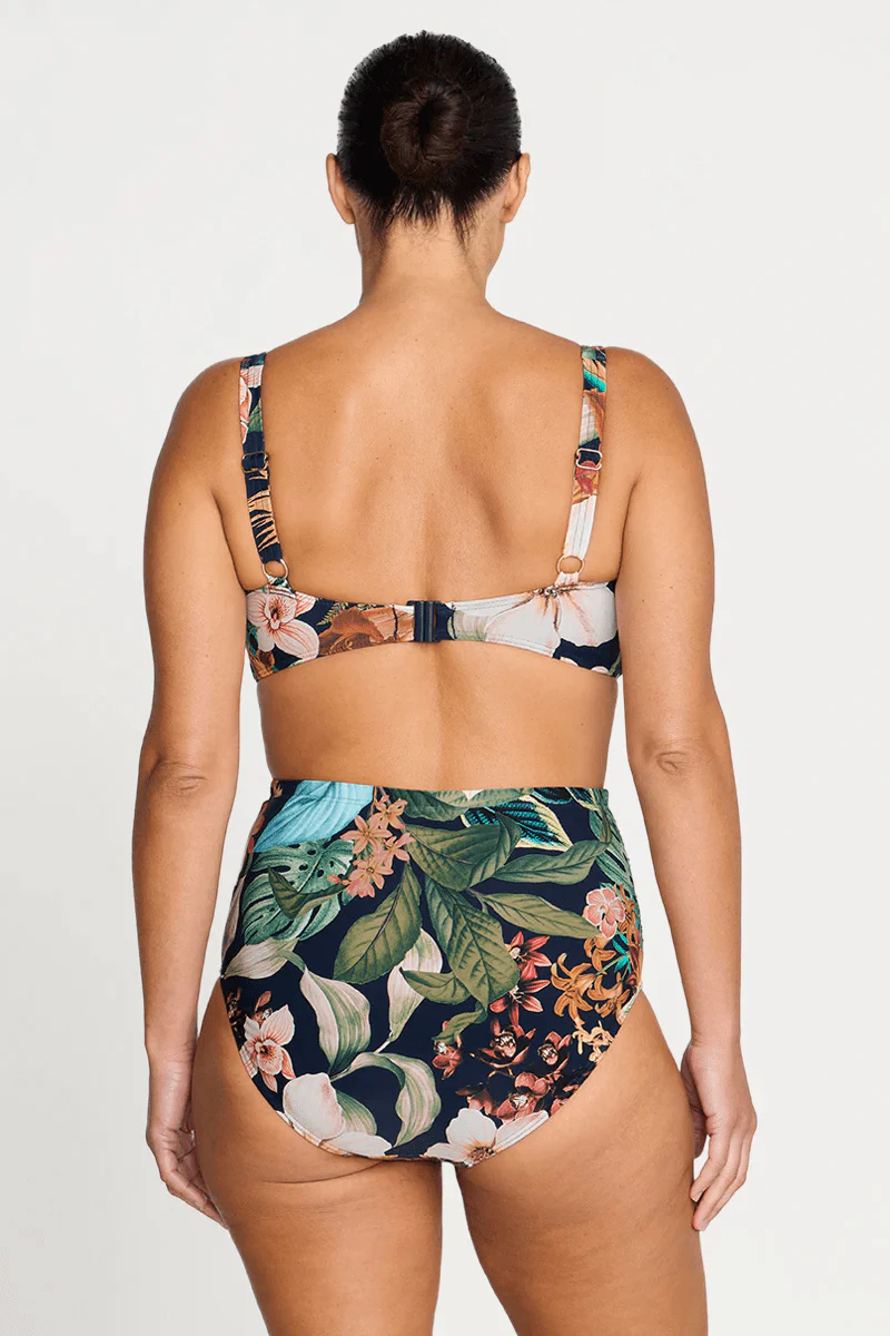 Artesands Into The Saltu Botticelli High Waist Swim Pant -Navy - Image 3