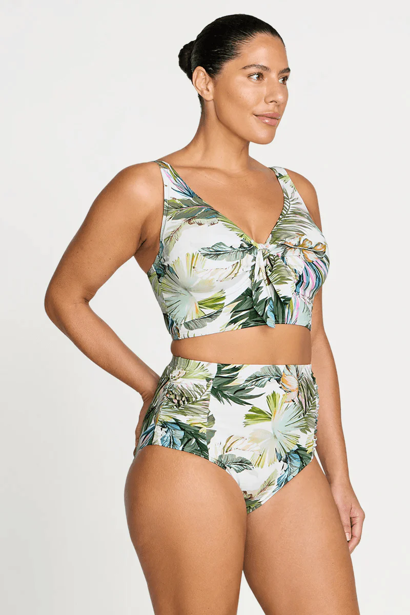 Artesands Lushara Cezanne D/DD Underwire Midriff Bikini Top - White - Image 2