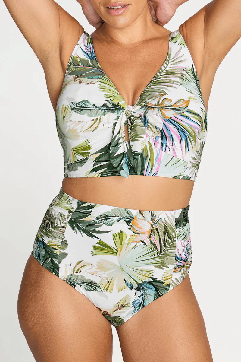 Artesands Lushara Cezanne D/DD Underwire Midriff Bikini Top - White - Image 5