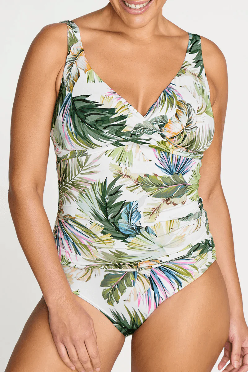 Artesands Lushara Delacroix Cross Over One Piece - White - Image 4