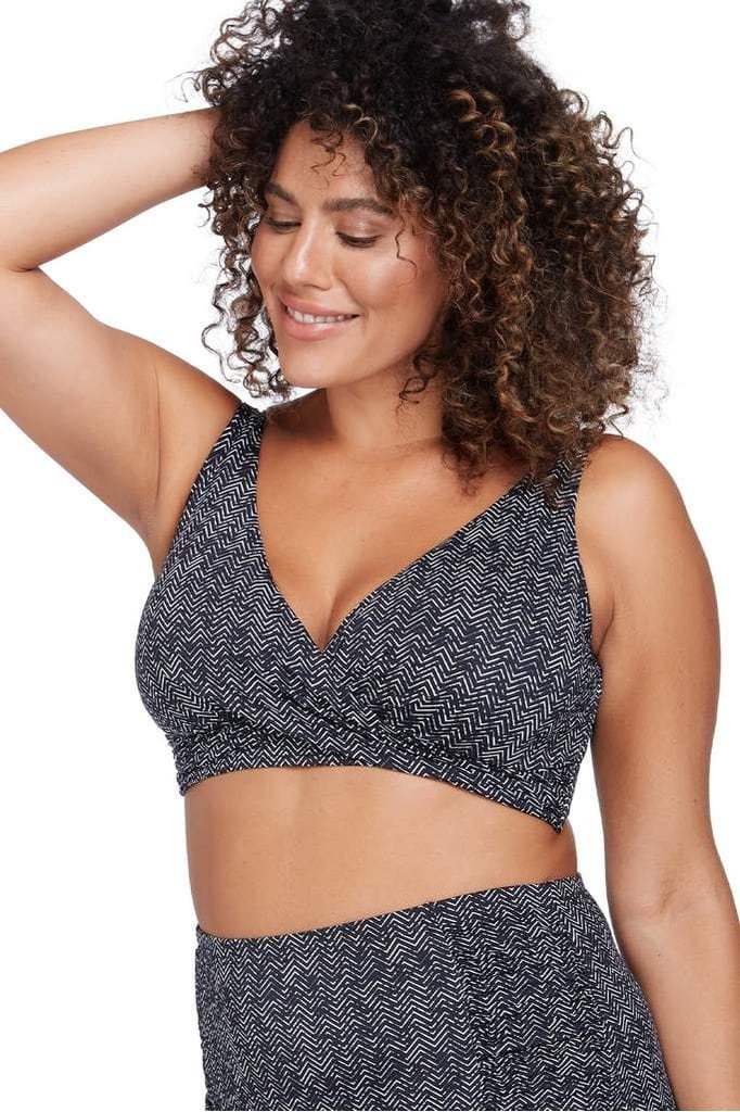 Artesands Zig Zag Delacroix Bikini Top & Ruched Side High Waist Pant Bikini Set - Image 3