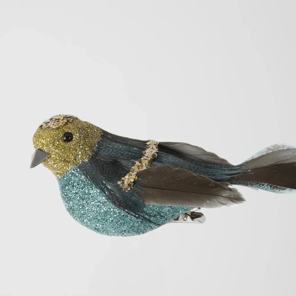 Amon Clip on Bird Set of 3 Blue - Image 2