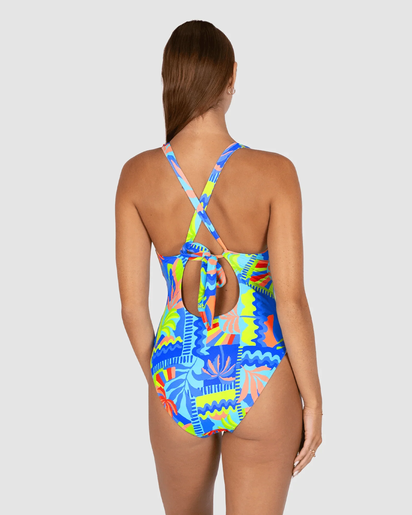 Baku Grenada C-DD LongLine One Piece Swimsuit - Electric - Image 3