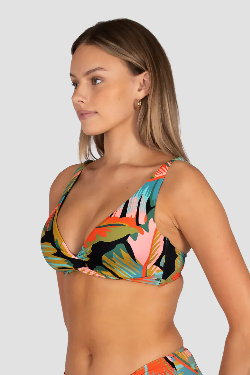 Baku Kokomo D/DD Twist Bikini Bra Top - Black - Image 4