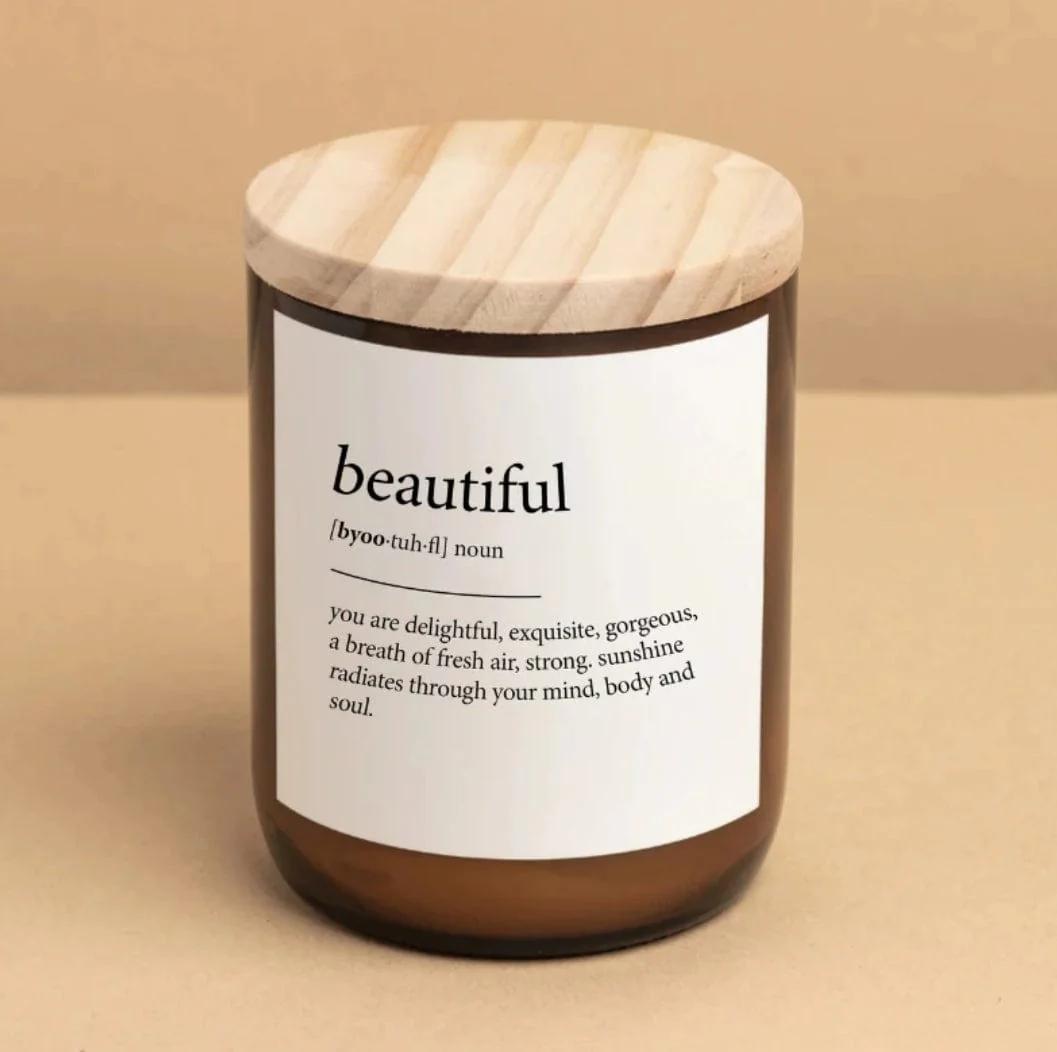 Dictionary Candle - Beautiful - Image 2