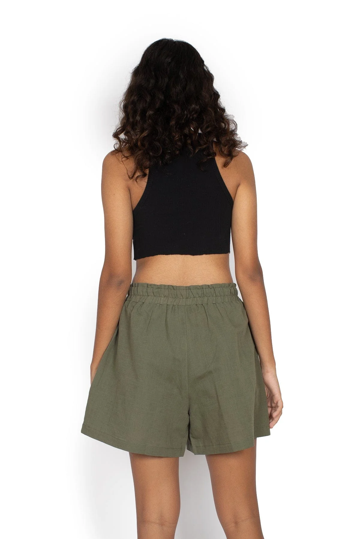 Betty Shorts - Olive - Image 2
