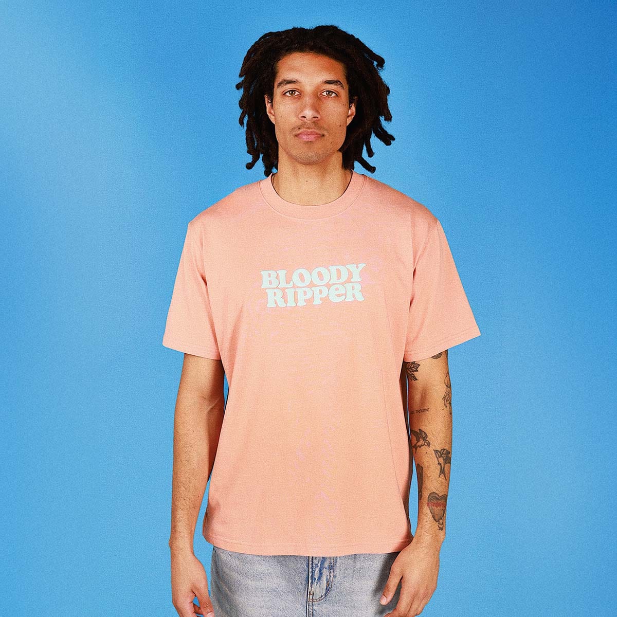 Bloody Ripper Regular Tee - Coral - Image 2
