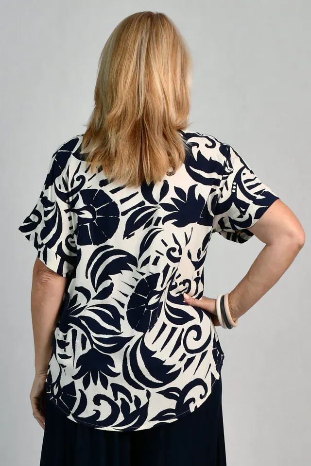 Bodacious Nora Classic Top - Nautilus Navy - Image 2