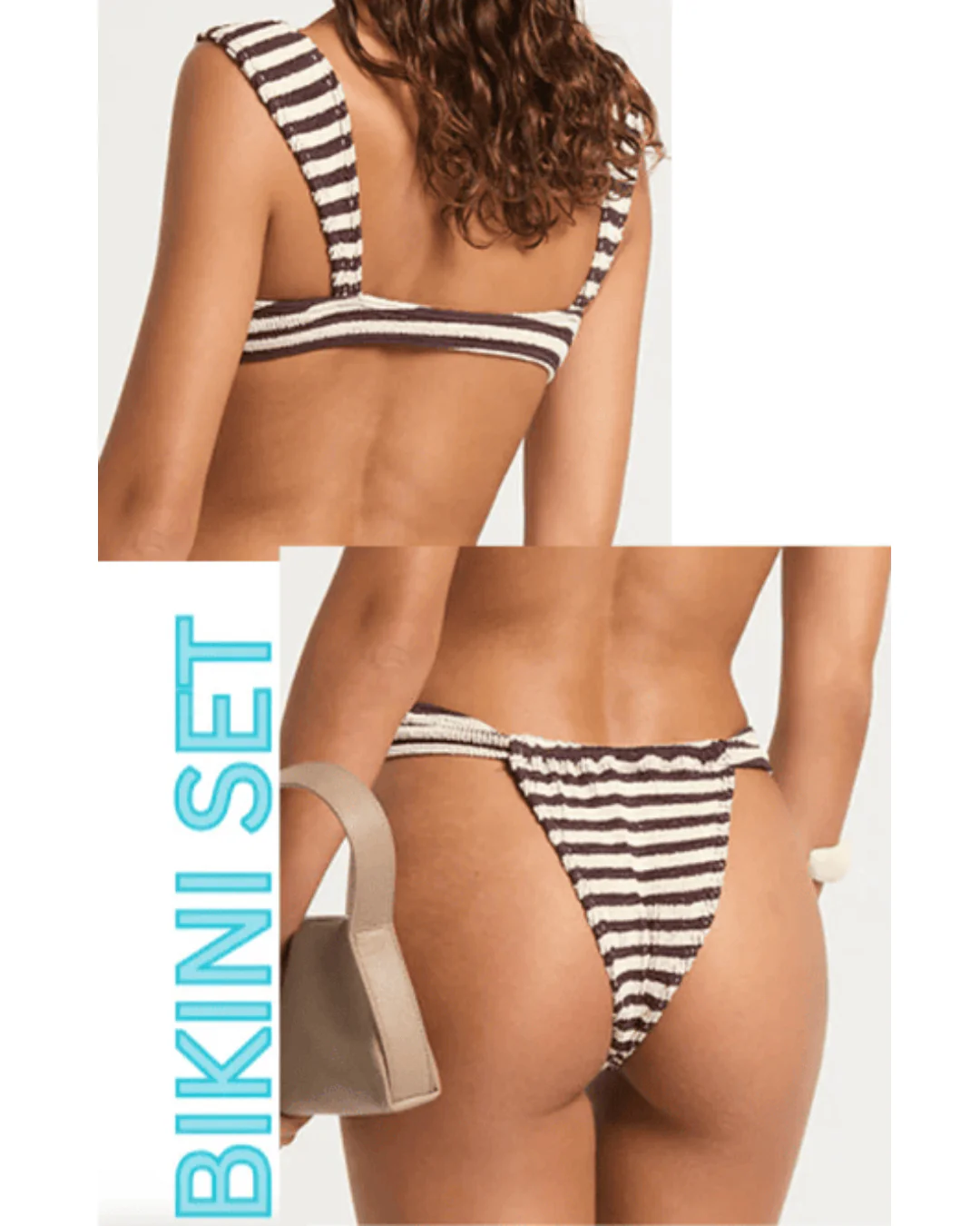 Bond Eye Georgia Balconette and Georgia Brief- Sable Stripe - Image 2