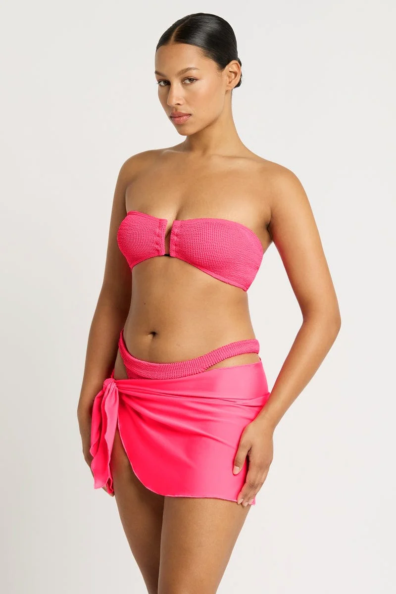 Bond Eye Jinx Sarong - Neon Azalea - Image 2