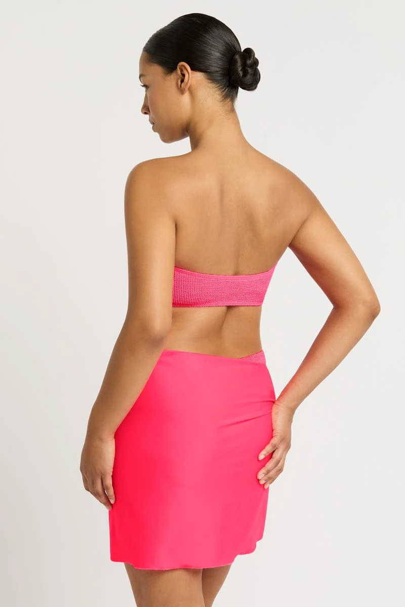 Bond Eye Jinx Sarong - Neon Azalea - Image 3