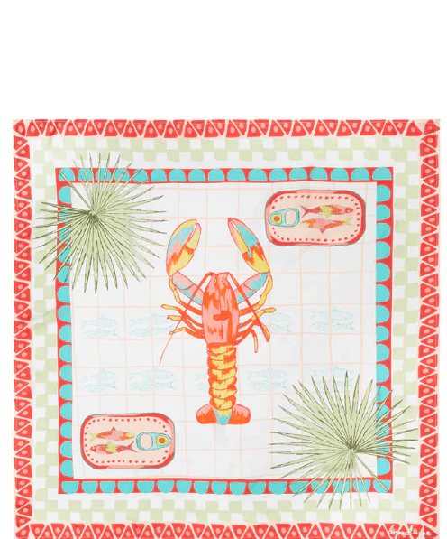 Bond Eye Kaia Sarong - Lobster Print - Image 2