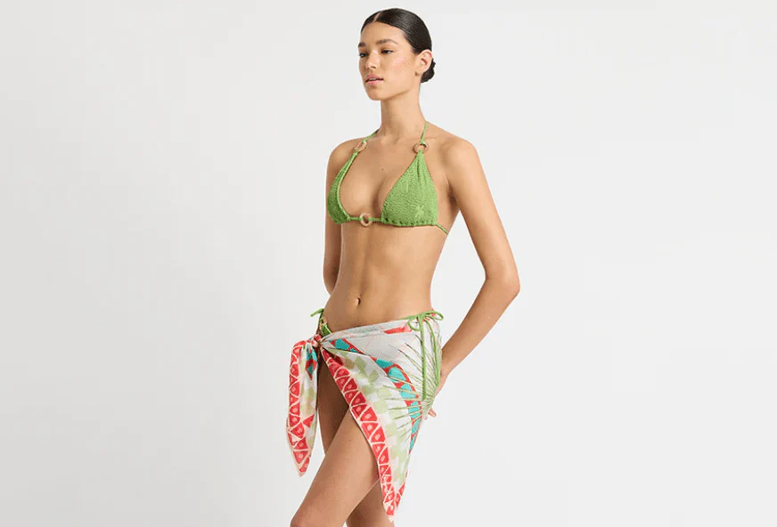 Bond Eye Kaia Sarong - Lobster Print - Image 4