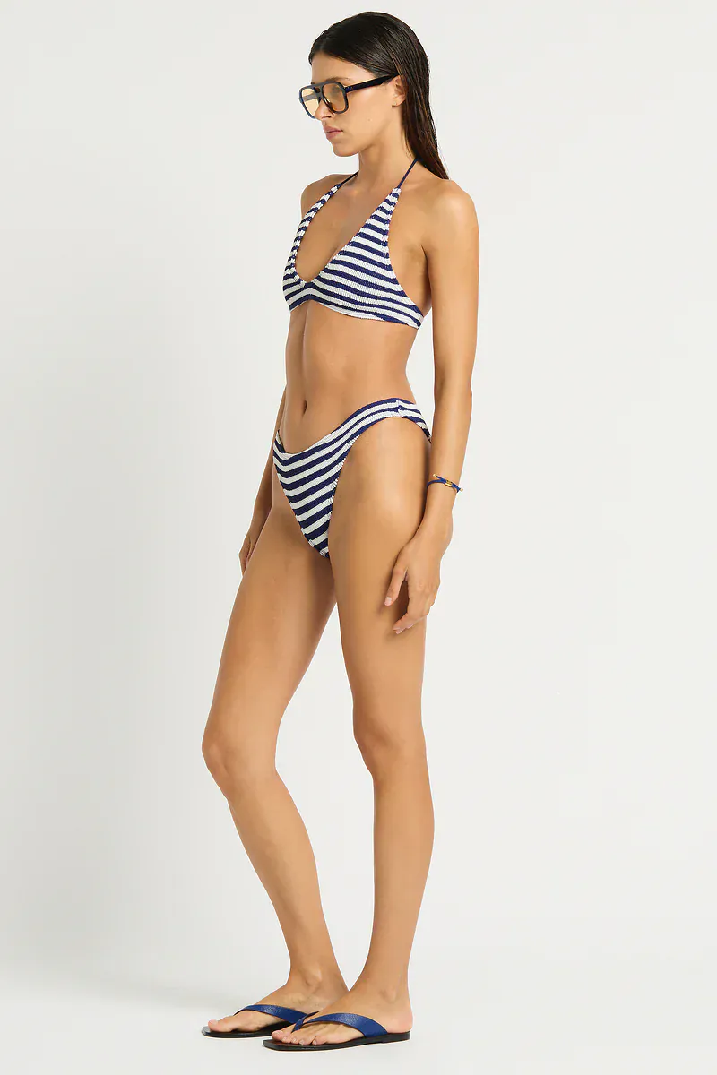 Bond Eye Dot Stripe Sign Brief - Navy / White - Image 2
