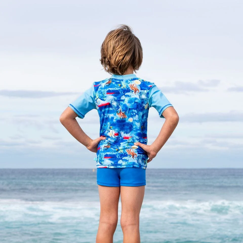 Salty Ink Boys Cosmik Dragon S/S Rashvest - Image 5