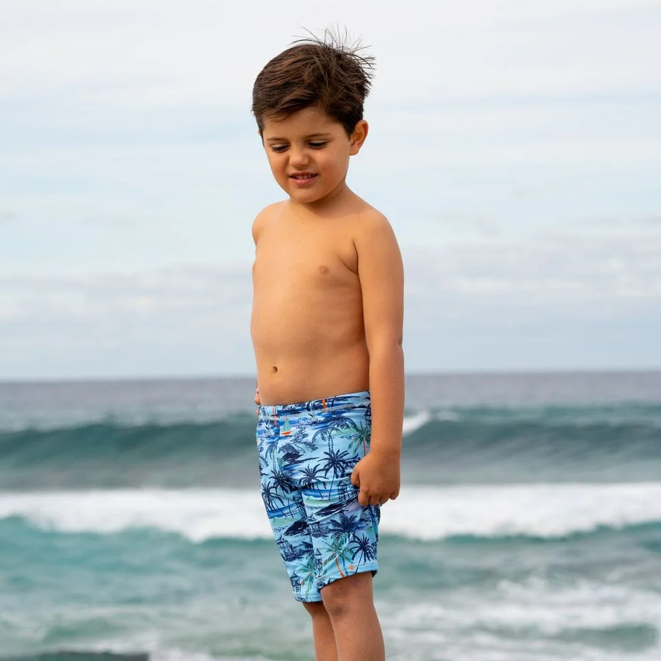 Salty Ink Boys Tiki Jammer - Vintage Blue - Image 3