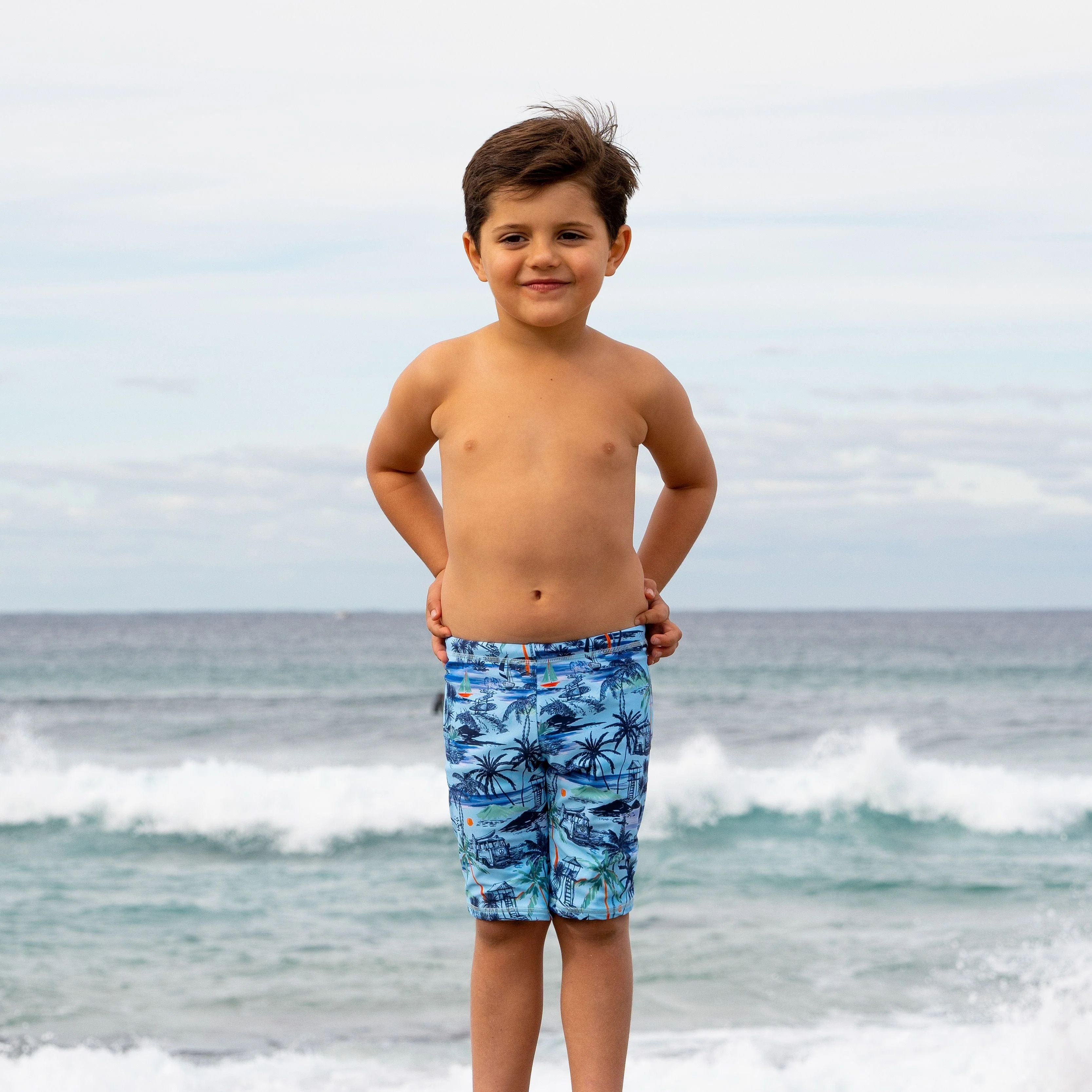 Salty Ink Boys Tiki Jammer - Vintage Blue - Image 6