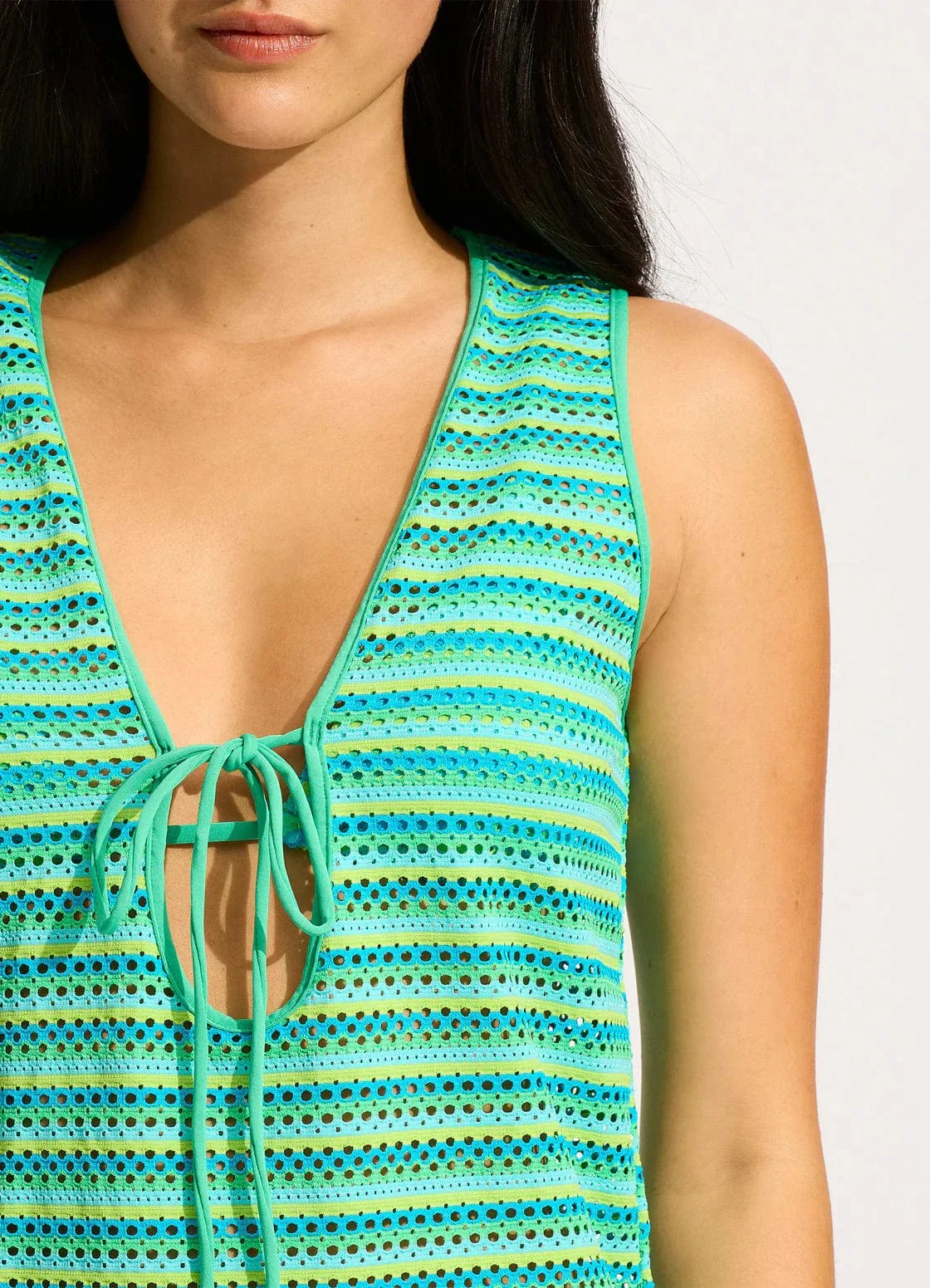 Seafolly Calypso Mini Cover Up - Jade - Image 3