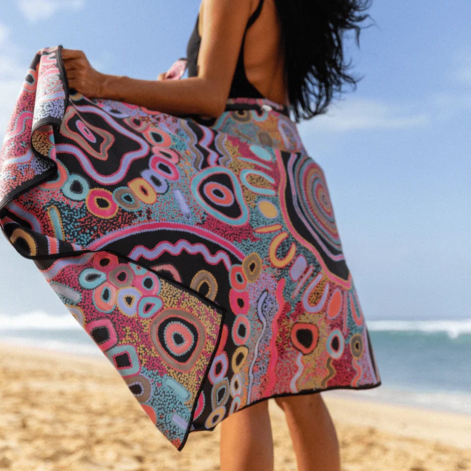Camping Under The Moonlight Towel