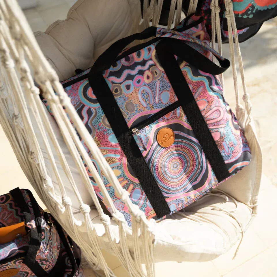 Camping Under The Moonlight Beach Bag - Image 5