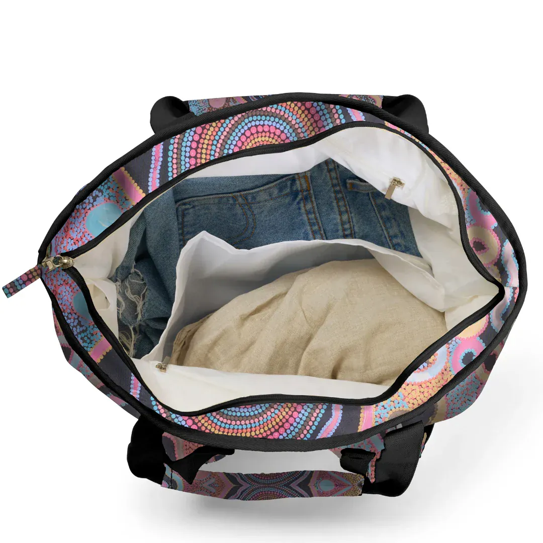 Camping Under The Moonlight Beach Bag - Image 6