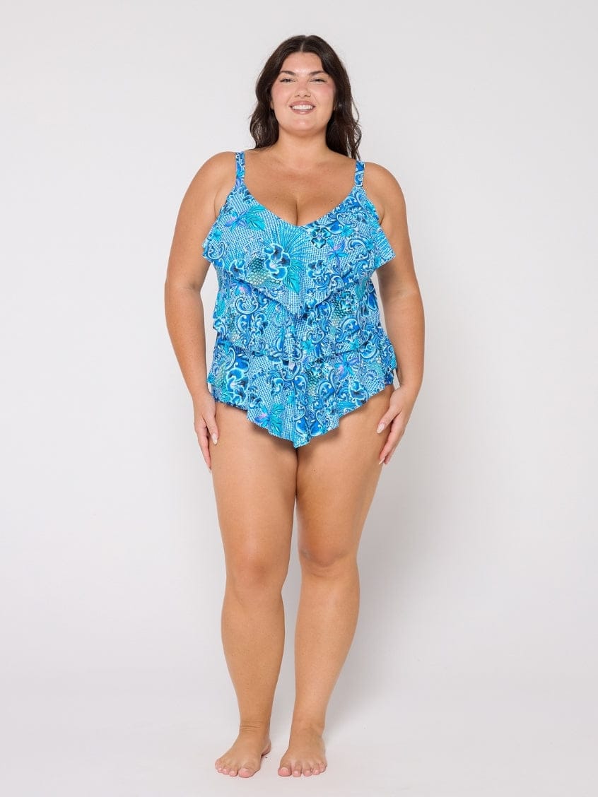 Capriosca Mermaid 3 Tier Tankini Top - Image 7