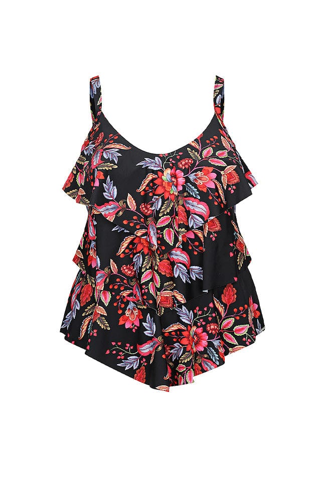 Capriosca Wildberries 3 Tier Tankini Top - Image 6