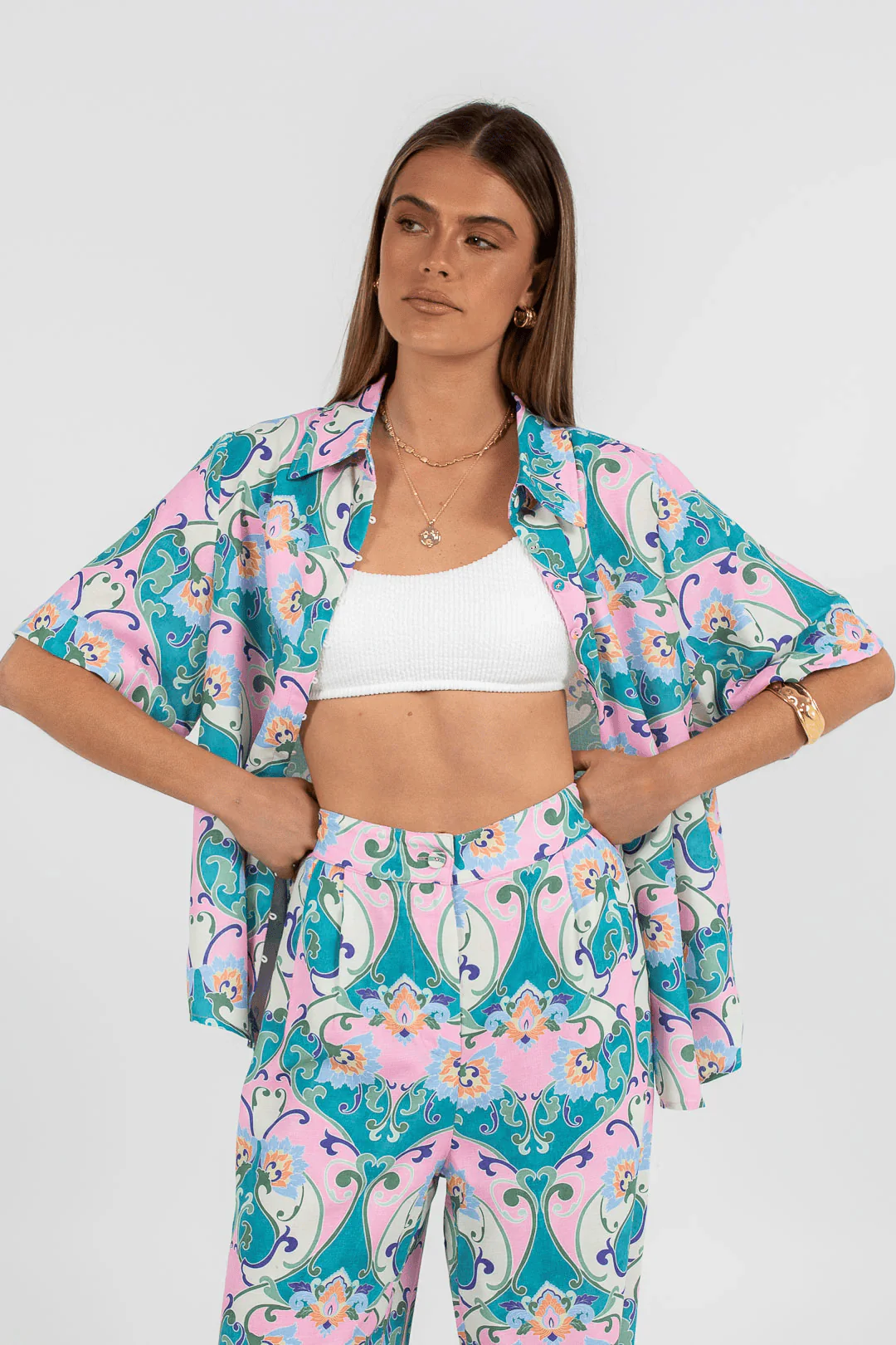 Zella Congo Pants - Charm Print - Image 2