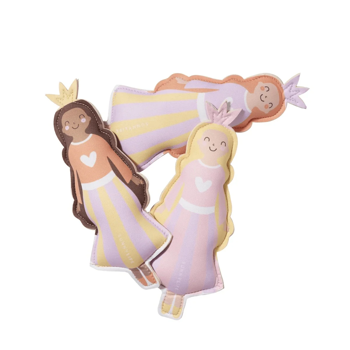 Dive Buddies Set Of 3 -Princess Swan Multi