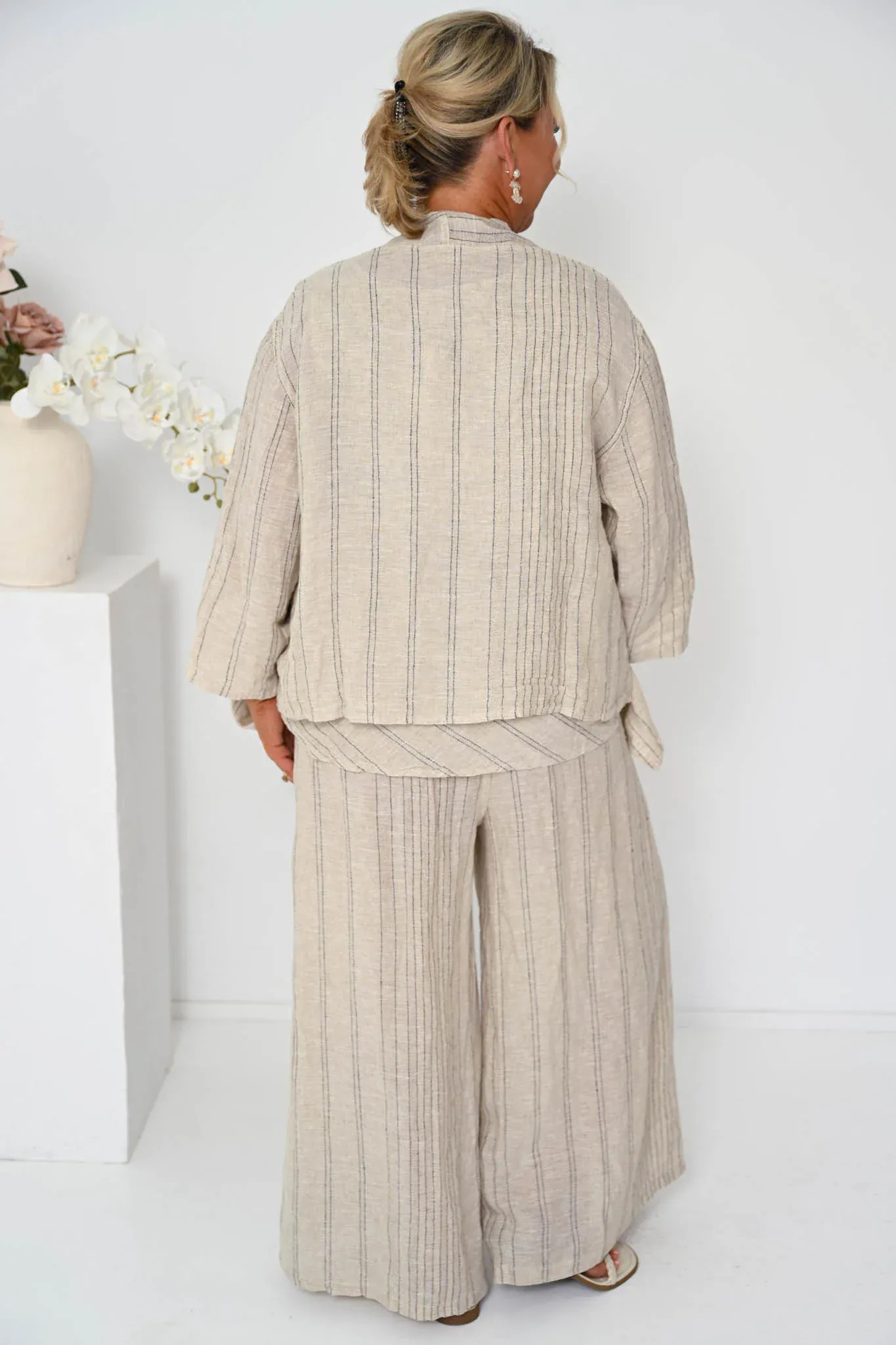 Donna Donna Enzo Jacket - Beige - Image 2