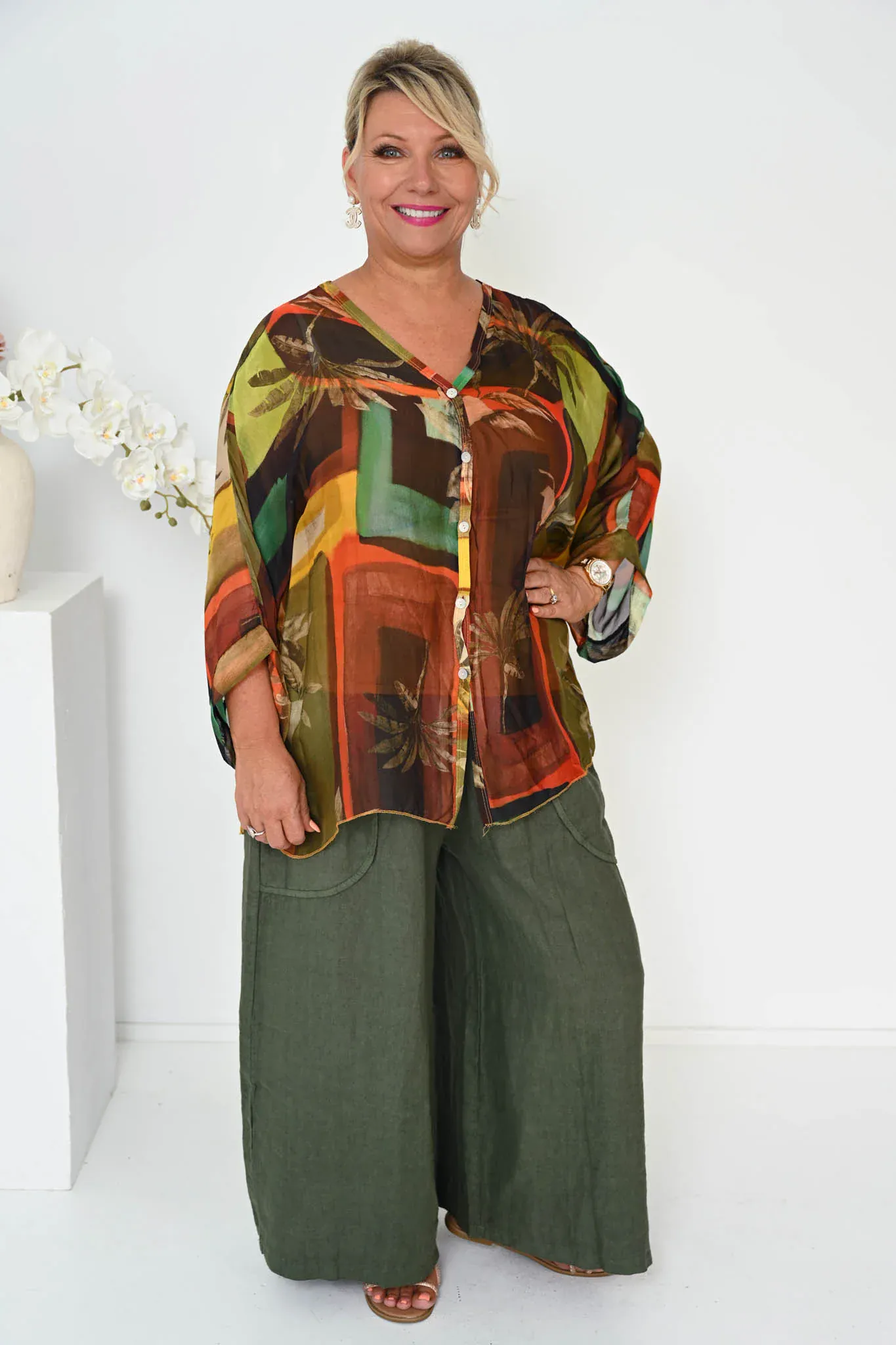 Donna Donna Runaway Culotte Pants - Image 7