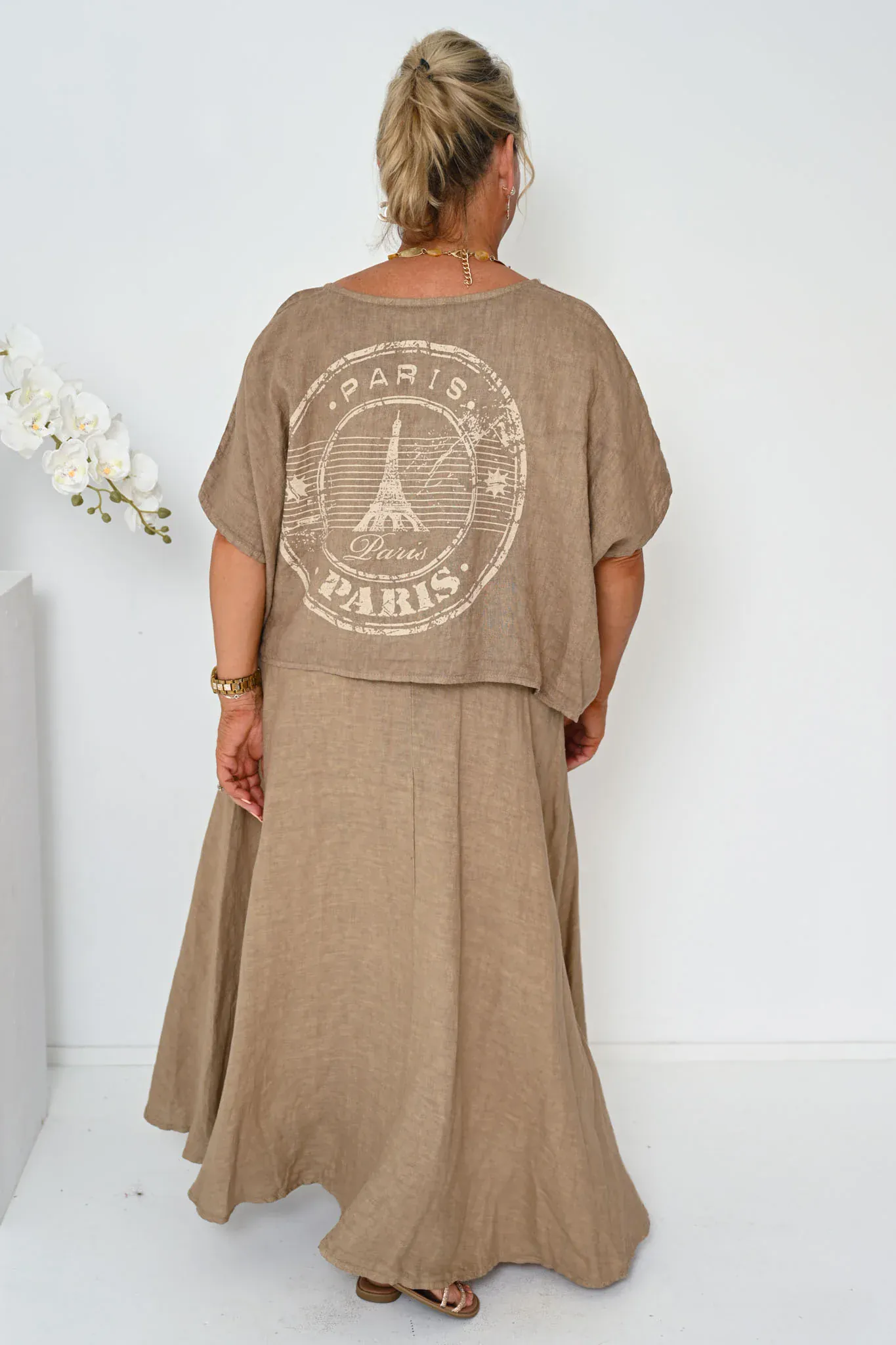 Donna Donna Verde Skirt - Camel - Image 3