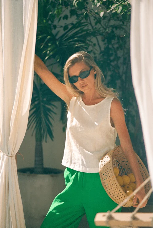 Elcee Linen Top - Image 4