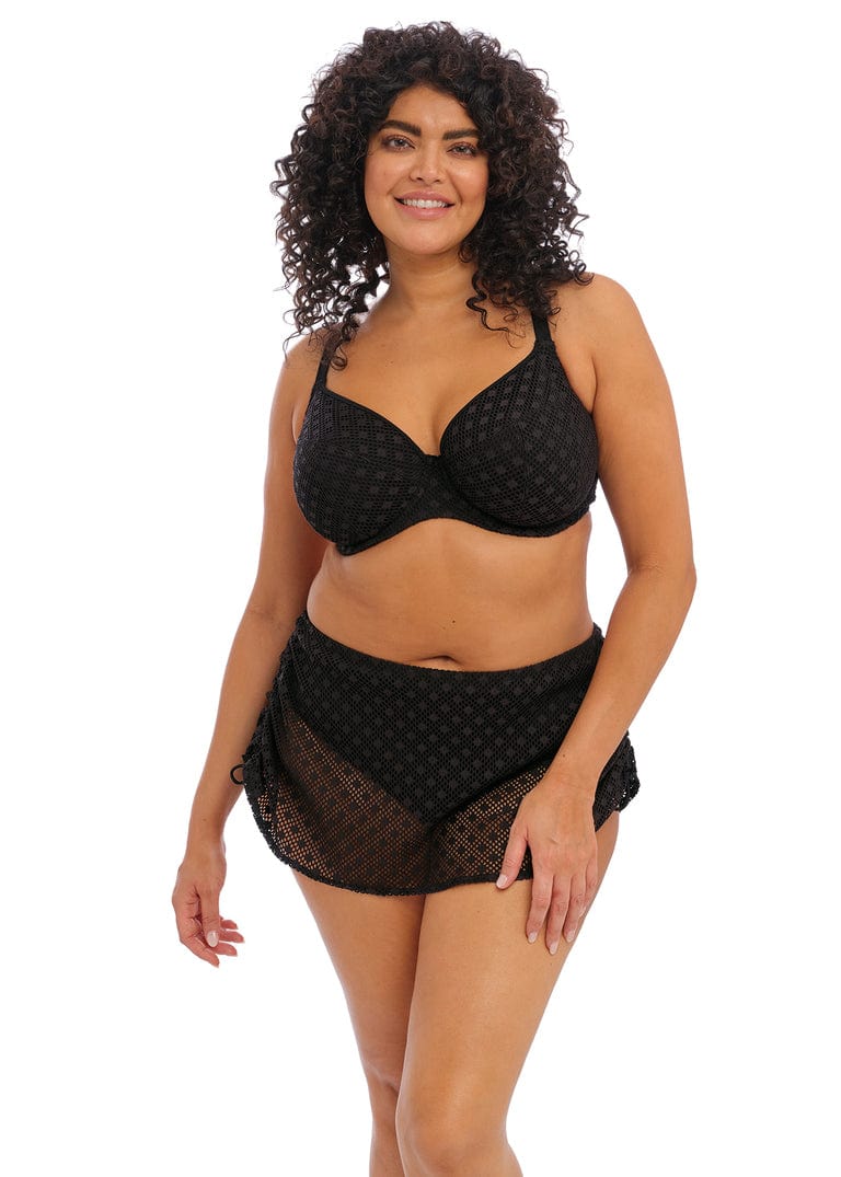 Bazaruto Adjustable Skirted Bikini Brief - Black