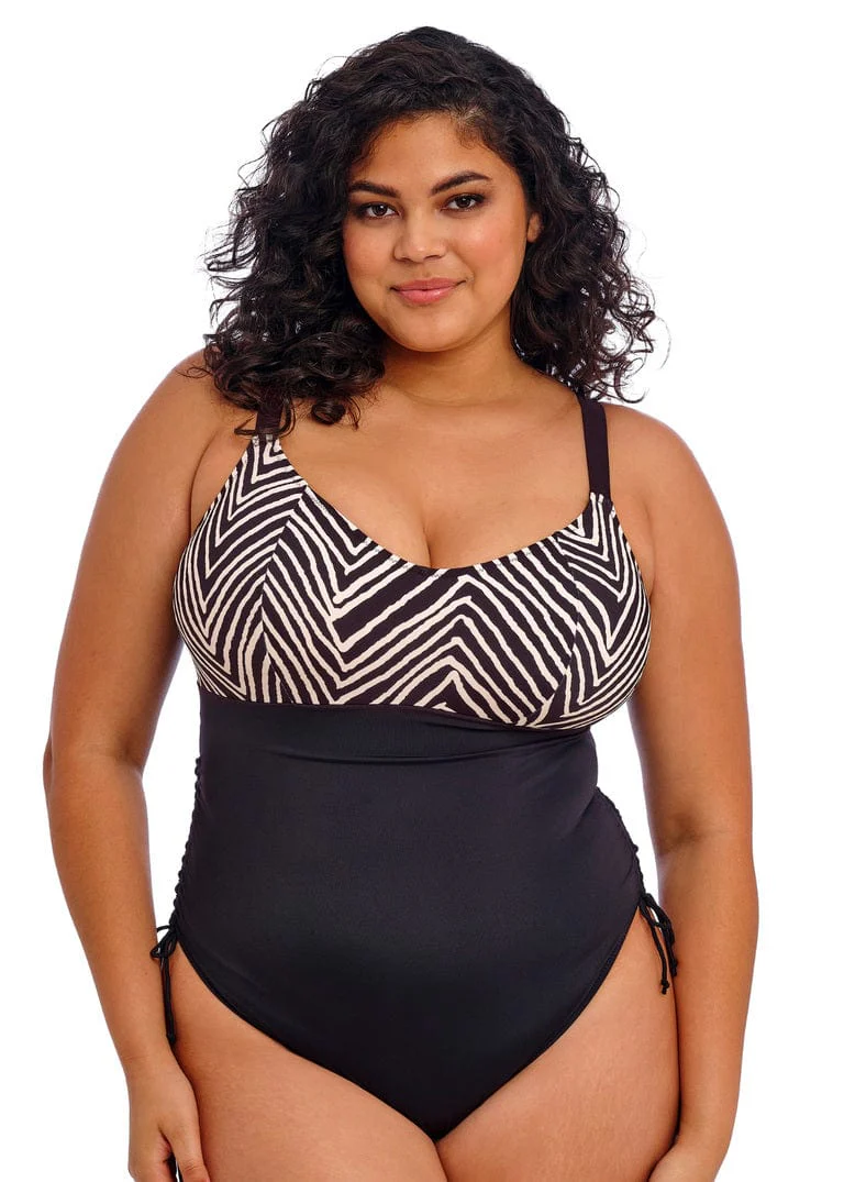 Fiji Falls Non Wired Swimsuit - Black - Image 2