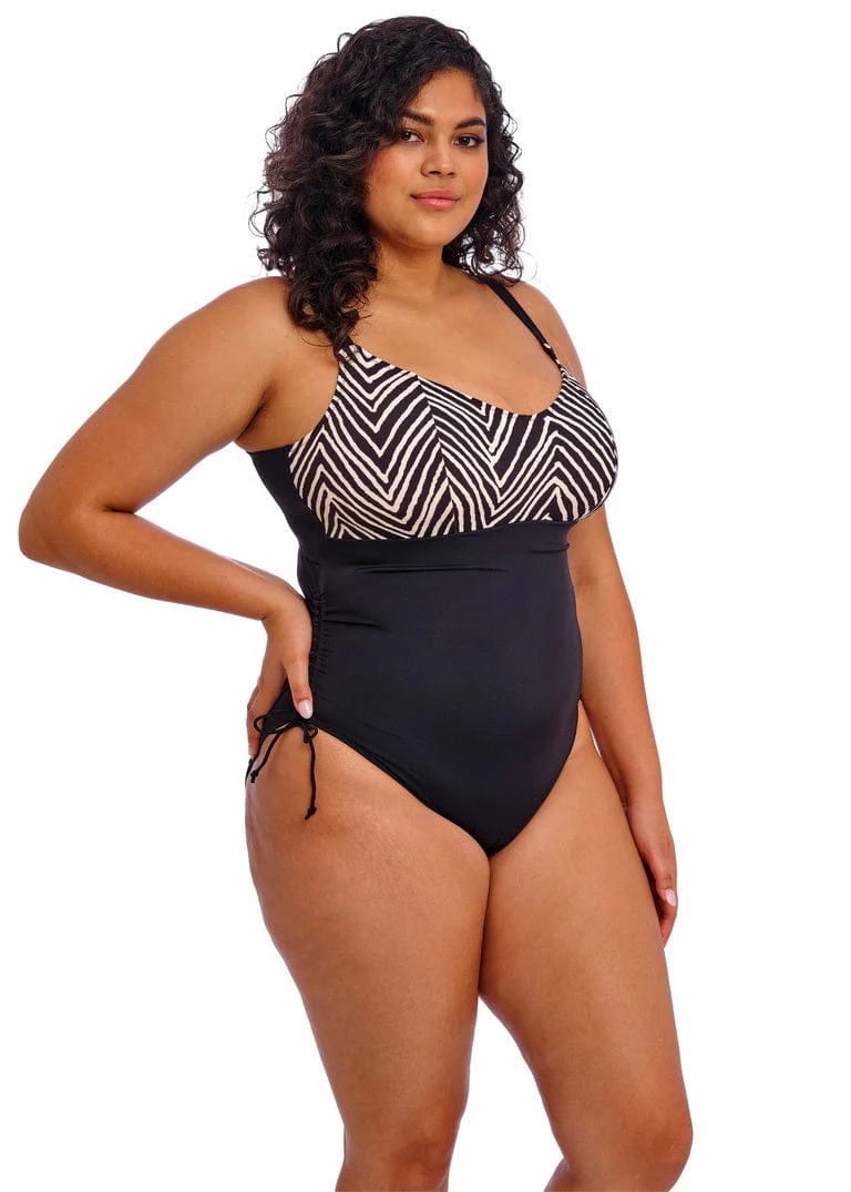 Fiji Falls Non Wired Swimsuit - Black - Image 5