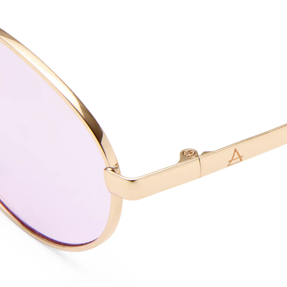 AIRE Ephermeris Sunnies - Gold Lilac Tint - Image 4