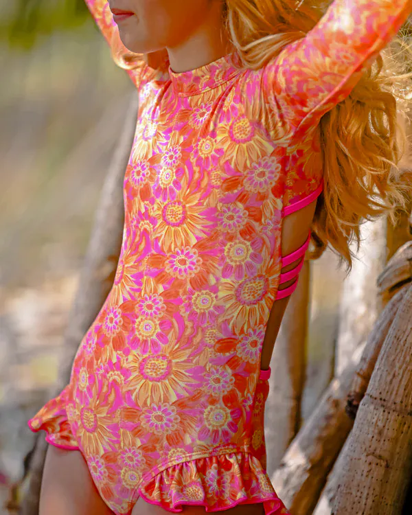 Fernleigh Ave Amberley Open Back Girls Swimwear - Image 4