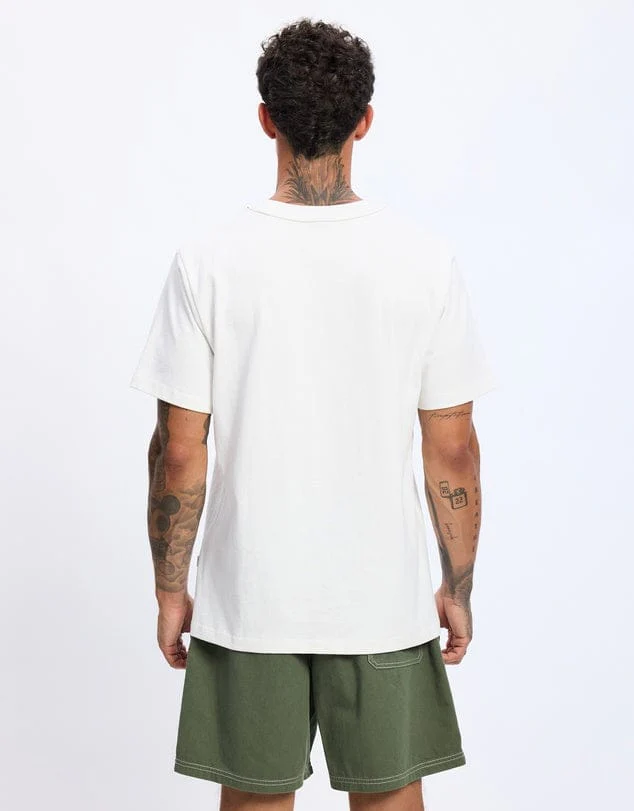Rhythm Flagship Vintage SS T-Shirt - Ecru - Image 2
