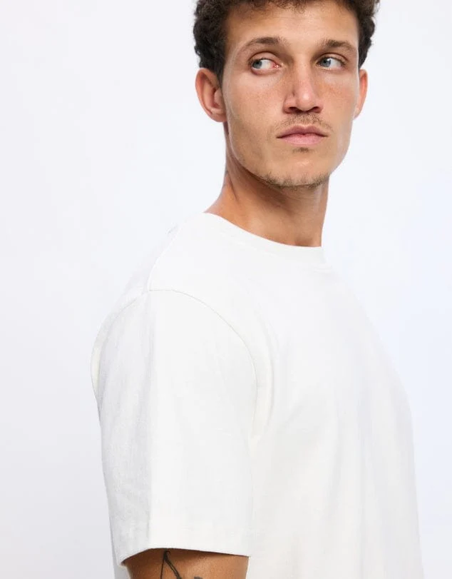 Rhythm Flagship Vintage SS T-Shirt - Ecru - Image 5