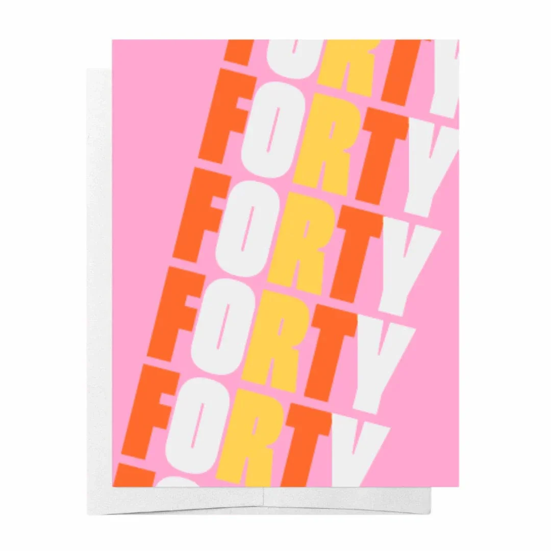 Forty - Greeting Card - Image 2