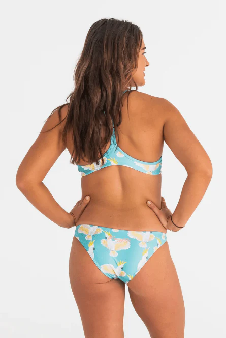 Freshwater Top Green Cockies & Shelly Bottoms in Green Cockies Bikini Set - Image 2