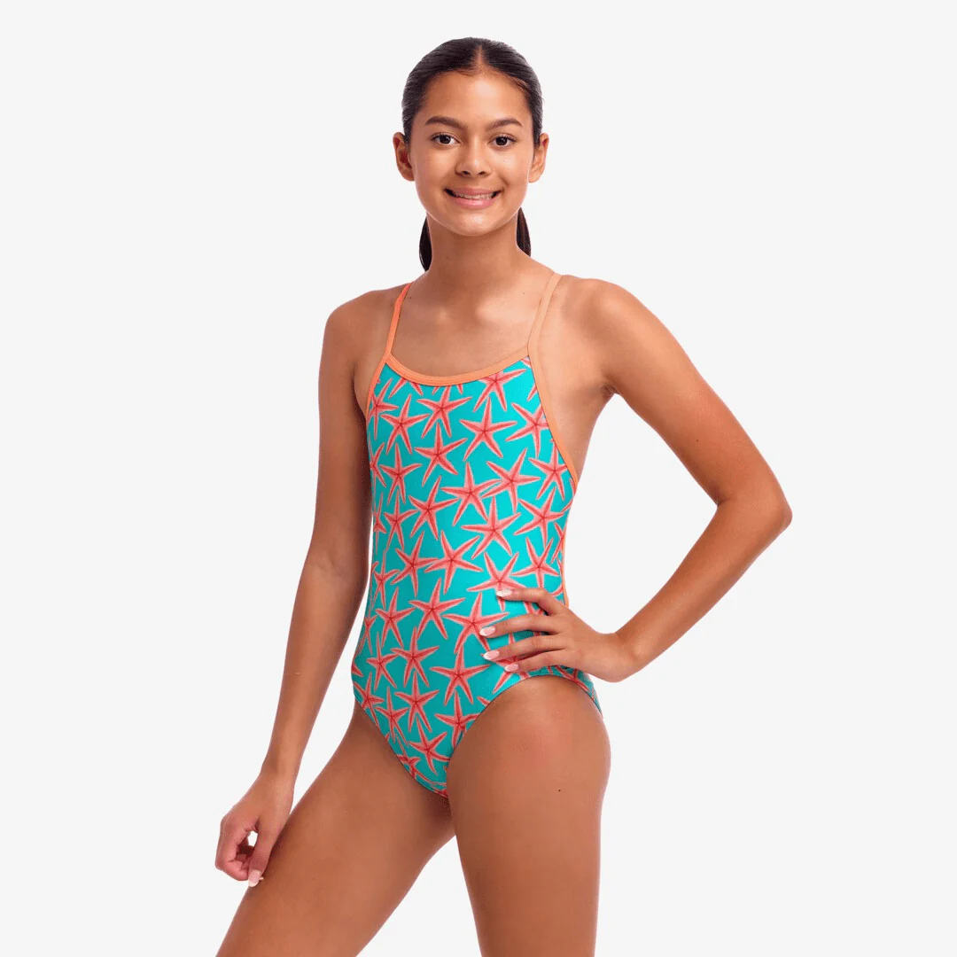 Funkita Girl's Single Strap One Piece - Star Party