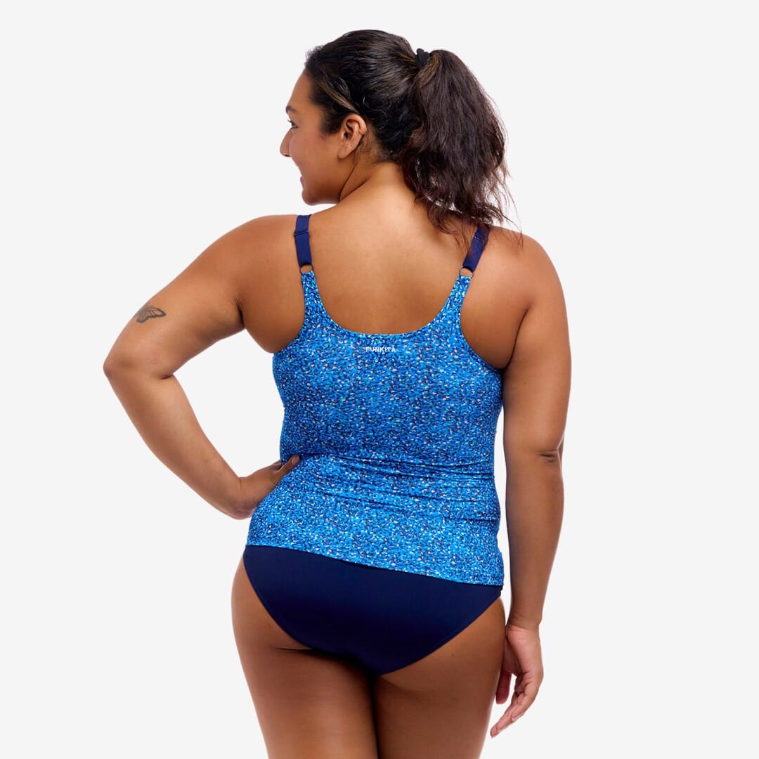 Funkita Ladies Scoop Neck Tankini Top - Pebble Beach - Image 2